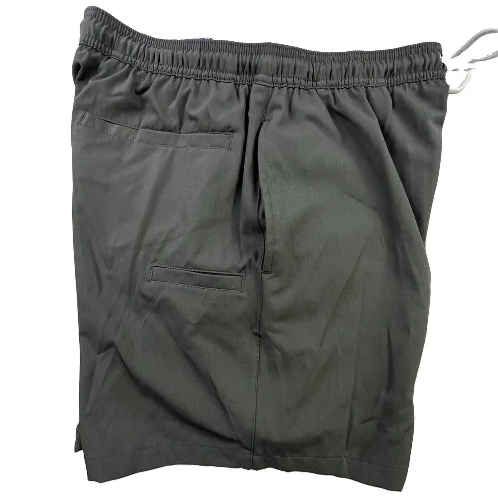 Huk Fishing Pursuit Volley Shorts Men's Medium Gray UPF Mesh Lined Swim Athletic